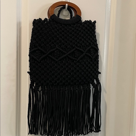 Danielle Nicole Black Fringe Crossbody Bag - Picture 3 of 11